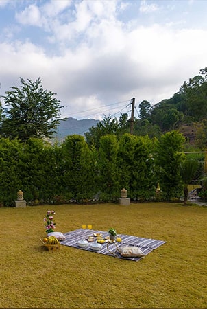 villa stay in kasauli with green envirement
