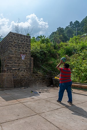 Playing basketBall In the Vivaak Villa
